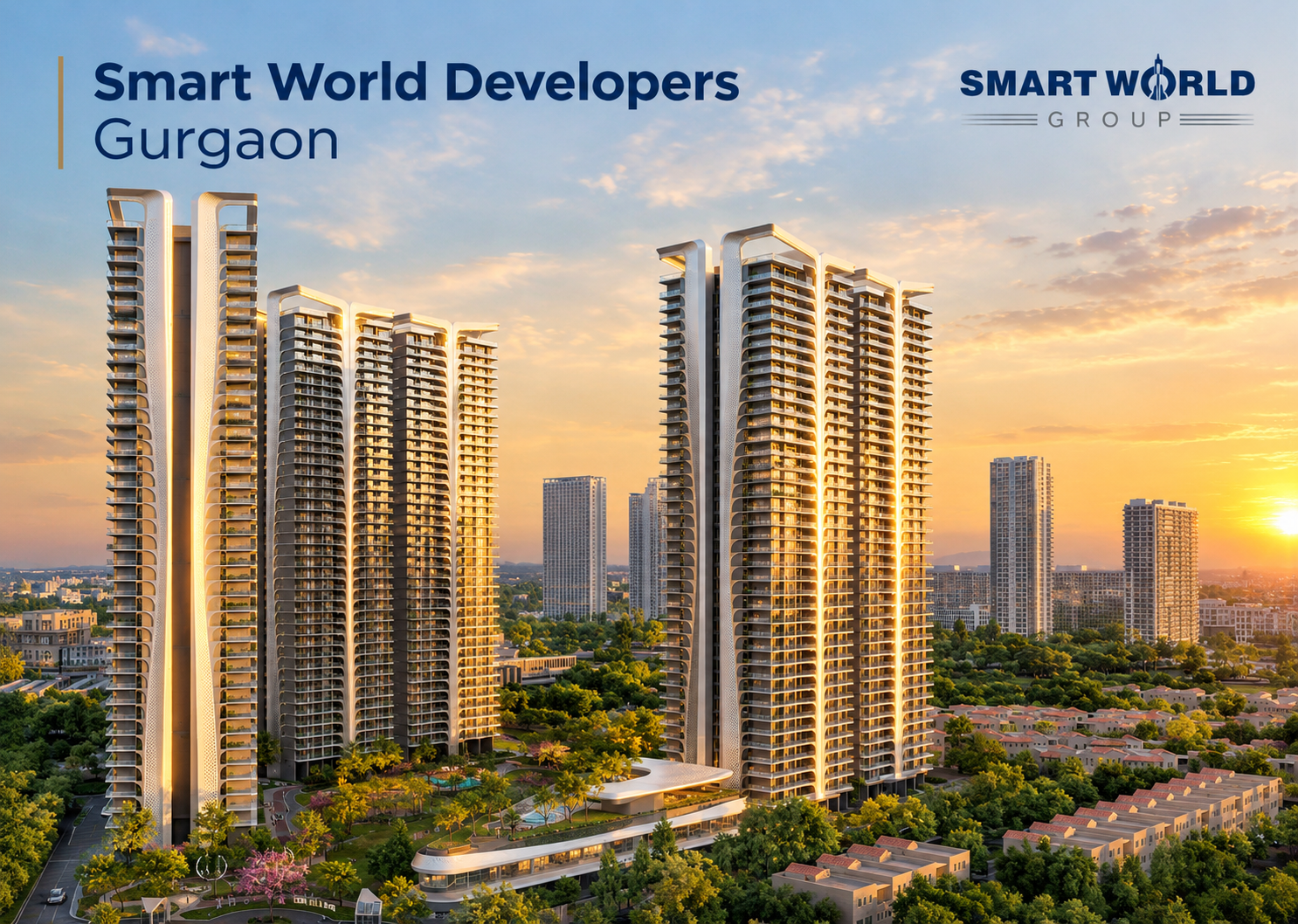 Smart World Developers Gurgaon high-rise residential skyline