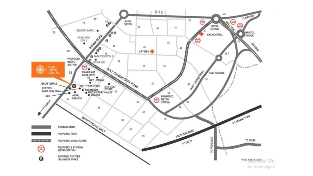 Projects on Golf Course Extension Road