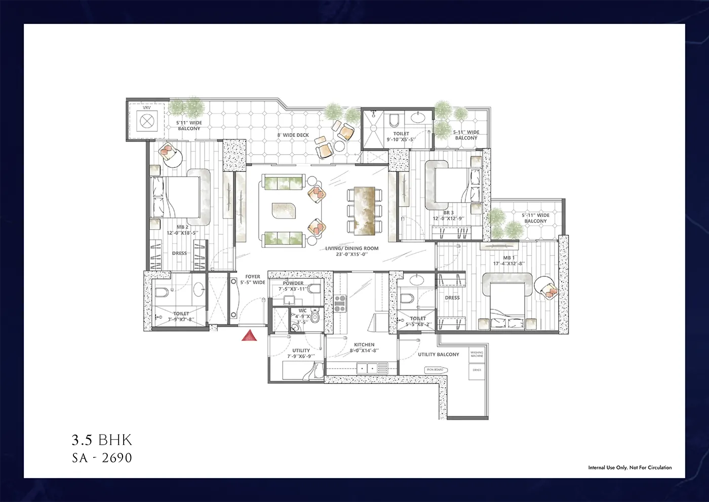 Smartworld Sky Arc Floor Plan