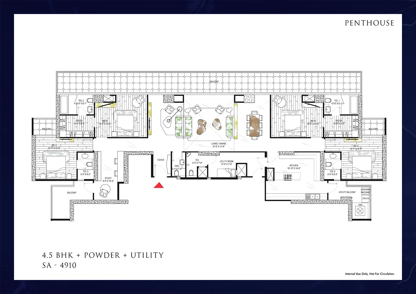 Smartworld Sky Arc Floor Plan