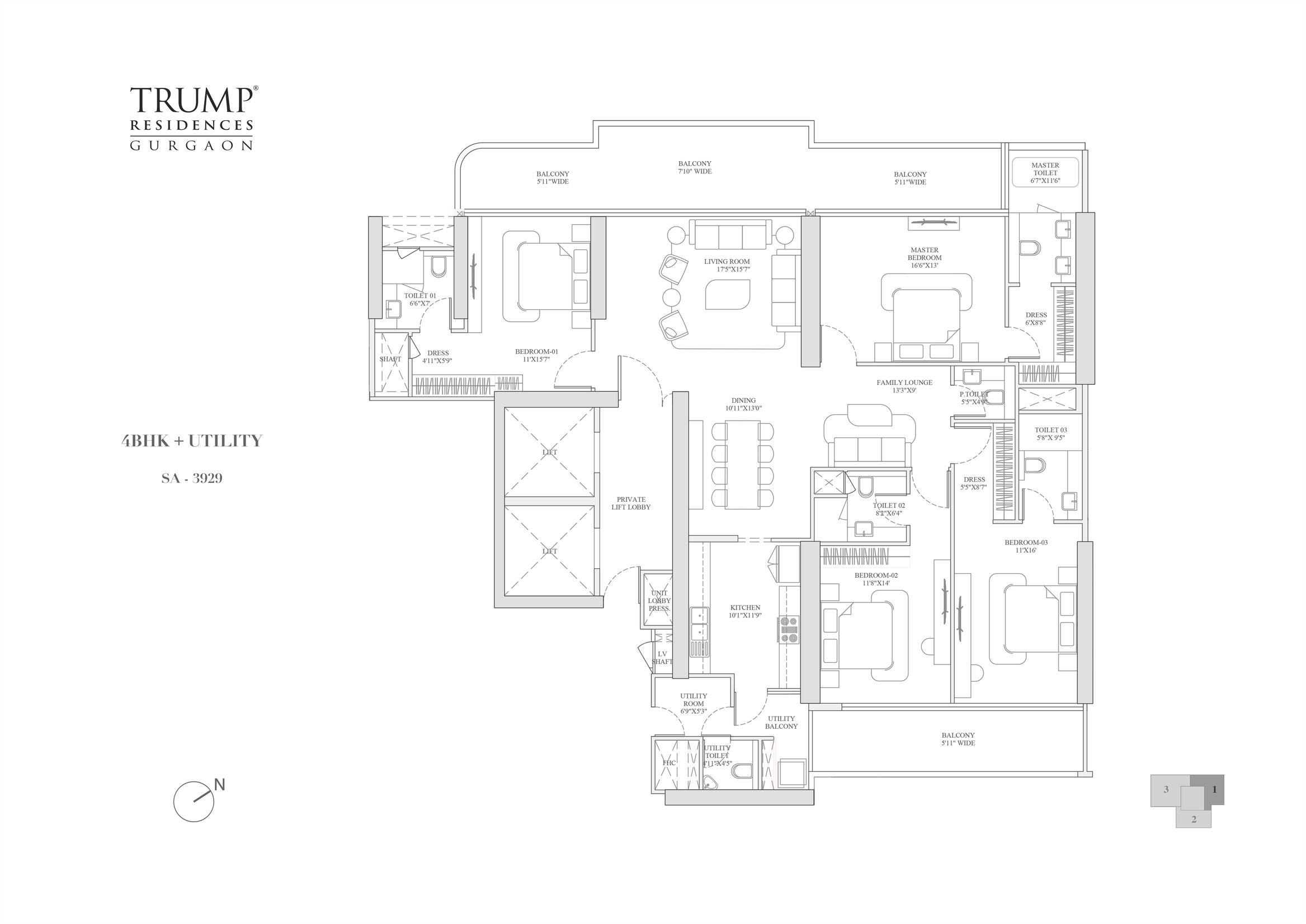 Trump Residences Floor Plan